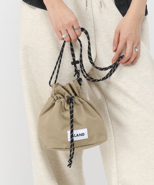 【UNISEX】ALAND/ナイロンミニBAG ブラウン ALグッズ ALAND エーランド 329539 韓国通販 ドットエスティ 【UNISEX】ALAND/ナイロンミニBAG ブラウン ALグッズ ALAND エーランド 329539 韓国通販 ドットエスティ