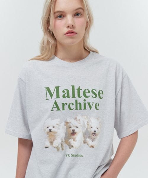 ★K-POPアイドル着用【UNISEX】Wai Kei/Maltese T ライトグレー L ユニインナー ALAND エーランド 344555 韓国通販 ドットエスティ ★K-POPアイドル着用【UNISEX】Wai Kei/Maltese T ライトグレー L ユニインナー ALAND エーランド 344555 韓国通販 ドットエスティ