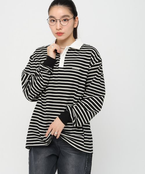 【UNISEX】AMES WORLDWIDE/ボーダー長袖T シルバー FREE ユニインナー ALAND エーランド 414078 韓国通販 ドットエスティ 【UNISEX】AMES WORLDWIDE/ボーダー長袖T シルバー FREE ユニインナー ALAND エーランド 414078 韓国通販 ドットエスティ