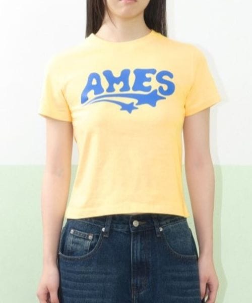 AMES WORLDWIDE /NEW AMESロゴT イエロー S ウィメンズインナー ALAND エーランド 414104 韓国通販 ドットエスティ AMES WORLDWIDE /NEW AMESロゴT イエロー S ウィメンズインナー ALAND エーランド 414104 韓国通販 ドットエスティ