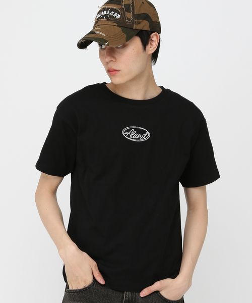 【UNISEX】ALAND/チェーンステッチ半袖T シルバー M ALグッズ ALAND エーランド 453138 韓国通販 ドットエスティ 【UNISEX】ALAND/チェーンステッチ半袖T シルバー M ALグッズ ALAND エーランド 453138 韓国通販 ドットエスティ