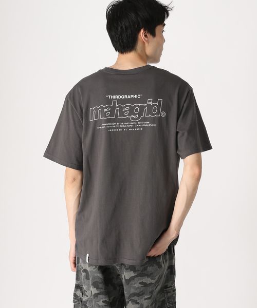 MAHAGRID/バックTHIRDロゴT チャコールグレー M ユニインナー ALAND エーランド マハグリッド 455437 韓国通販 ドットエスティ MAHAGRID/バックTHIRDロゴT チャコールグレー M ユニインナー ALAND エーランド マハグリッド 455437 韓国通販 ドットエスティ