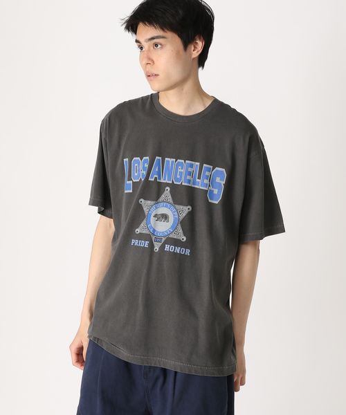 THE MILE/LA COUNTY TEE チャコールグレー M メンズインナー ALAND エーランド 459182 韓国通販 ドットエスティ THE MILE/LA COUNTY TEE チャコールグレー M メンズインナー ALAND エーランド 459182 韓国通販 ドットエスティ