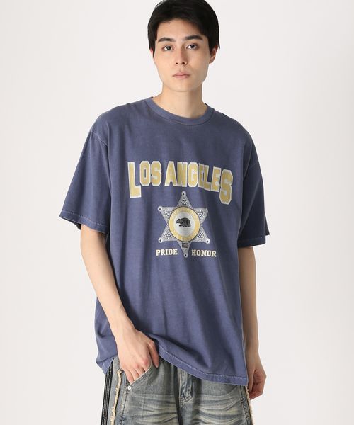 THE MILE/LA COUNTY TEE ネイビー L メンズインナー ALAND エーランド 459182 韓国通販 ドットエスティ THE MILE/LA COUNTY TEE ネイビー L メンズインナー ALAND エーランド 459182 韓国通販 ドットエスティ