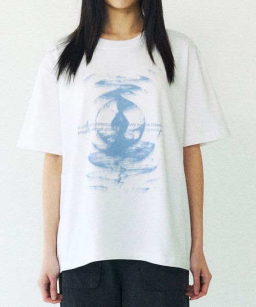 【UNISEX】SLOW ACID/DUNE WAVE T ライトグレー S ユニインナー ALAND エーランド 499019 韓国通販 ドットエスティ 【UNISEX】SLOW ACID/DUNE WAVE T ライトグレー S ユニインナー ALAND エーランド 499019 韓国通販 ドットエスティ