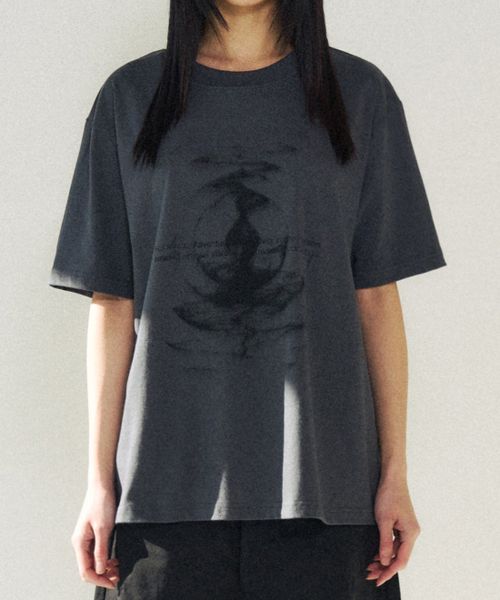 【UNISEX】SLOW ACID/DUNE WAVE T チャコールグレー S ユニインナー ALAND エーランド 499019 韓国通販 ドットエスティ 【UNISEX】SLOW ACID/DUNE WAVE T チャコールグレー S ユニインナー ALAND エーランド 499019 韓国通販 ドットエスティ
