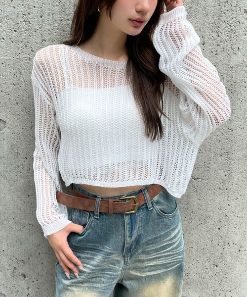 3.3 Field Trip/カップインナー付メッシュプルオーバー ライトグレー FREE ウィメンズインナー ALAND エーランド 499356 韓国通販 ドットエスティ 3.3 Field Trip/カップインナー付メッシュプルオーバー ライトグレー FREE ウィメンズインナー ALAND エーランド 499356 韓国通販 ドットエスティ