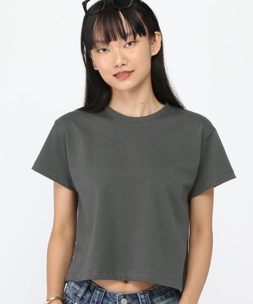 3.3 Field Trip/ミニマルTシャツ チャコールグレー FREE ウィメンズインナー ALAND エーランド 576492 韓国通販 ドットエスティ 3.3 Field Trip/ミニマルTシャツ チャコールグレー FREE ウィメンズインナー ALAND エーランド 576492 韓国通販 ドットエスティ
