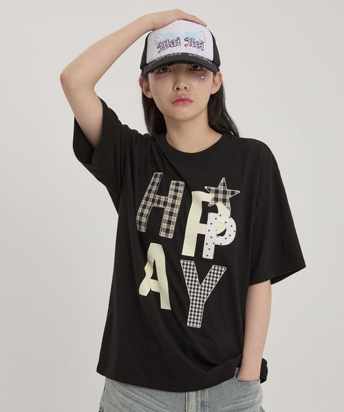一部カラー予約【UNISEX】Wai Kei/ハッピーパッチワークT シルバー S ユニインナー ALAND エーランド 577216 韓国通販 ドットエスティ 一部カラー予約【UNISEX】Wai Kei/ハッピーパッチワークT シルバー S ユニインナー ALAND エーランド 577216 韓国通販 ドットエスティ