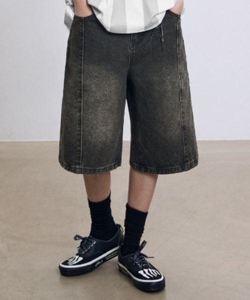 【UNISEX】Filluminate/ポケットデニムショートパンツ シルバー M メンズボトムス ALAND エーランド 577252 韓国通販 ドットエスティ 【UNISEX】Filluminate/ポケットデニムショートパンツ シルバー M メンズボトムス ALAND エーランド 577252 韓国通販 ドットエスティ