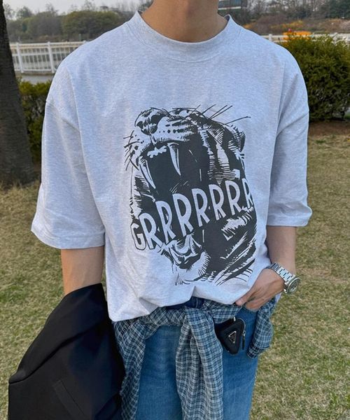 【UNISEX】ASCLO/タイガーシルケットT ライトグレー FREE メンズインナー ALAND エーランド 578694 韓国通販 ドットエスティ 【UNISEX】ASCLO/タイガーシルケットT ライトグレー FREE メンズインナー ALAND エーランド 578694 韓国通販 ドットエスティ