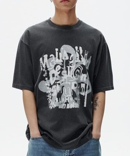 【UNISEX】MAHAGRID/FLOWER STAR T チャコールグレー L ユニインナー ALAND エーランド 581345 韓国通販 ドットエスティ 【UNISEX】MAHAGRID/FLOWER STAR T チャコールグレー L ユニインナー ALAND エーランド 581345 韓国通販 ドットエスティ