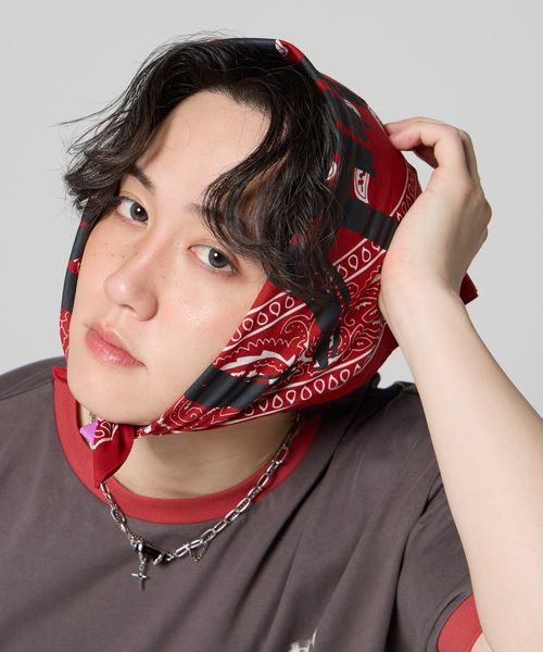 MASHIHO×ALAND/バンダナ レッド ALグッズ ALAND エーランド 586664 韓国通販 ドットエスティ MASHIHO×ALAND/バンダナ レッド ALグッズ ALAND エーランド 586664 韓国通販 ドットエスティ