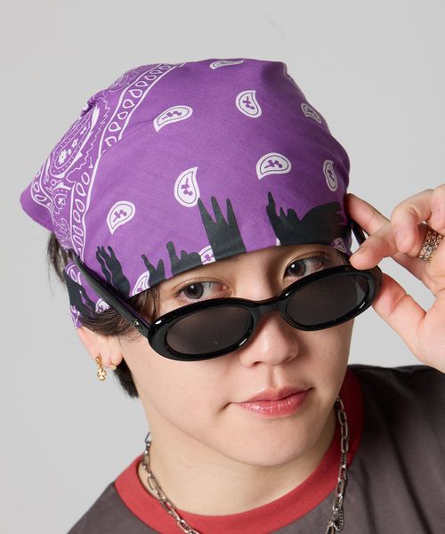 MASHIHO×ALAND/バンダナ パープル ALグッズ ALAND エーランド 586664 韓国通販 ドットエスティ MASHIHO×ALAND/バンダナ パープル ALグッズ ALAND エーランド 586664 韓国通販 ドットエスティ