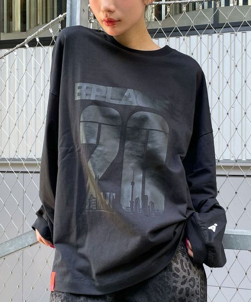 【UNISEX】ALAND/アソートプリントロンT ライトグレー M ALグッズ ALAND エーランド 587773 韓国通販 ドットエスティ 【UNISEX】ALAND/アソートプリントロンT ライトグレー M ALグッズ ALAND エーランド 587773 韓国通販 ドットエスティ