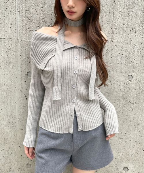 【一部カラー予約】3.3 Field Trip/ストールオフショルニット グレー FREE ウィメンズインナー ALAND エーランド 595392 韓国通販 ドットエスティ 【一部カラー予約】3.3 Field Trip/ストールオフショルニット グレー FREE ウィメンズインナー ALAND エーランド 595392 韓国通販 ドットエスティ