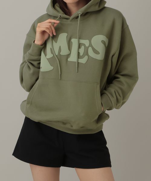 【UNISEX】AMES WORLDWIDE /BIG TYPOフーディー カーキ M ユニインナー ALAND エーランド 596373 韓国通販 ドットエスティ 【UNISEX】AMES WORLDWIDE /BIG TYPOフーディー カーキ M ユニインナー ALAND エーランド 596373 韓国通販 ドットエスティ