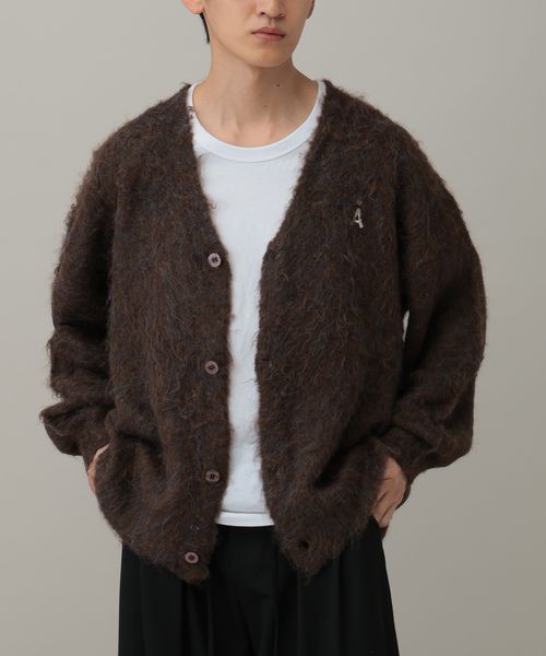 【UNISEX】ALAND/Aロゴシャギーカーディガン ライトベージュ S ALグッズ ALAND エーランド 596406 韓国通販 ドットエスティ 【UNISEX】ALAND/Aロゴシャギーカーディガン ライトベージュ S ALグッズ ALAND エーランド 596406 韓国通販 ドットエスティ