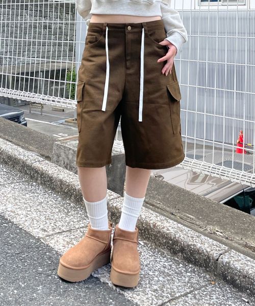 3.3 Field Trip/ロープカラーハーフパンツ ライトベージュ FREE ウィメンズボトムス ALAND エーランド 598413 韓国通販 ドットエスティ 3.3 Field Trip/ロープカラーハーフパンツ ライトベージュ FREE ウィメンズボトムス ALAND エーランド 598413 韓国通販 ドットエスティ