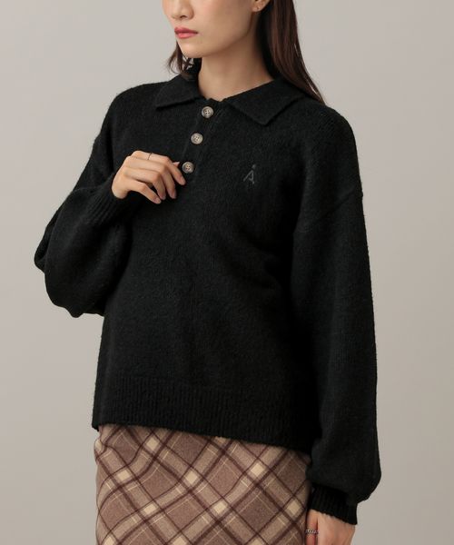 新色・一部カラー予約【UNISEX】ALAND/Aロゴニットポロ シルバー S ALグッズ ALAND エーランド 599179 韓国通販 ドットエスティ 新色・一部カラー予約【UNISEX】ALAND/Aロゴニットポロ シルバー S ALグッズ ALAND エーランド 599179 韓国通販 ドットエスティ