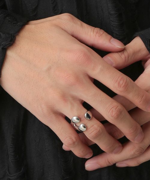 LAND MUSEUM／ホールドラインリング ホワイト メンズグッズ ALAND エーランド 600046 韓国通販 ドットエスティ