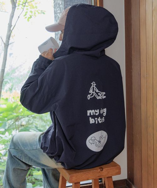 ALAND×INAPSQUARE／フードジャケット ネイビー S ALグッズ ALAND エーランド 601048 韓国通販 ドットエスティ