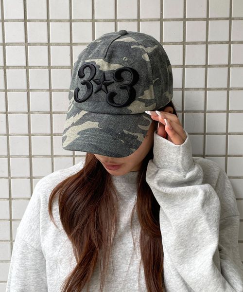 3.3 Field Trip/カモフラデザインCAP カーキ ウィメンズグッズ ALAND エーランド 601414 韓国通販 ドットエスティ 3.3 Field Trip/カモフラデザインCAP カーキ ウィメンズグッズ ALAND エーランド 601414 韓国通販 ドットエスティ