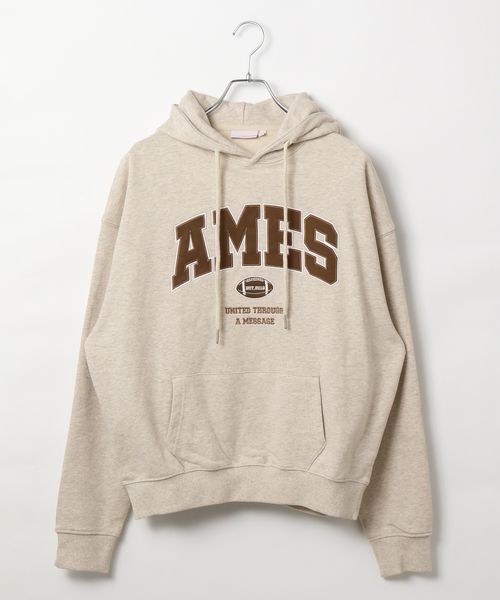 AMES WORLDWIDE/ベーシックアップリケフーディー ライトベージュ S ユニインナー ALAND エーランド 601466 韓国通販 ドットエスティ AMES WORLDWIDE/ベーシックアップリケフーディー ライトベージュ S ユニインナー ALAND エーランド 601466 韓国通販 ドットエスティ