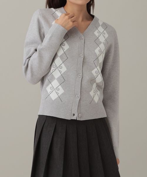 【一部カラー予約】AMES WORLDWIDE/Vネックアーガイルニットカーディガン グレー FREE ユニインナー ALAND エーランド 601471 韓国通販 ドットエスティ 【一部カラー予約】AMES WORLDWIDE/Vネックアーガイルニットカーディガン グレー FREE ユニインナー ALAND エーランド 601471 韓国通販 ドットエスティ