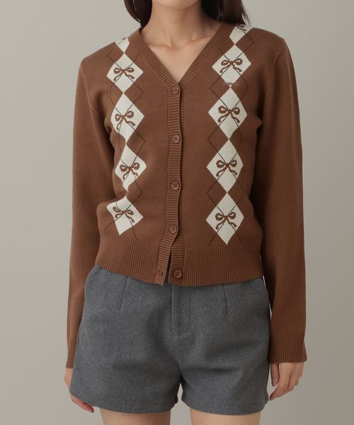 【一部カラー予約】AMES WORLDWIDE/Vネックアーガイルニットカーディガン ライトベージュ FREE ユニインナー ALAND エーランド 601471 韓国通販 ドットエスティ 【一部カラー予約】AMES WORLDWIDE/Vネックアーガイルニットカーディガン ライトベージュ FREE ユニインナー ALAND エーランド 601471 韓国通販 ドットエスティ