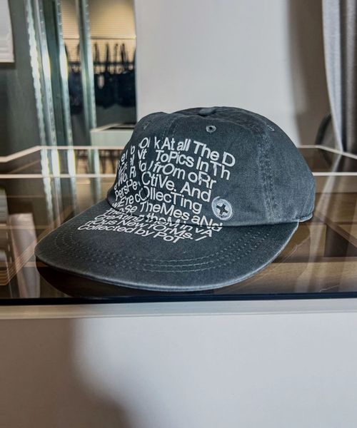 【UNISEX】POT／Longville CAP グレー FREE ユニグッズ ALAND エーランド 608211 韓国通販 ドットエスティ