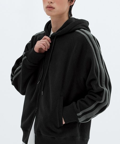 セットアップ可【UNISEX】Filluminate/トラックフードジップ シルバー M メンズインナー ALAND エーランド 608818 韓国通販 ドットエスティ セットアップ可【UNISEX】Filluminate/トラックフードジップ シルバー M メンズインナー ALAND エーランド 608818 韓国通販 ドットエスティ