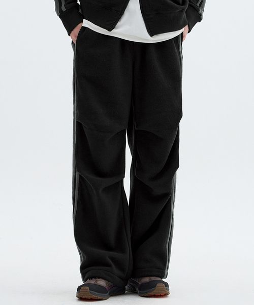 セットアップ可【UNISEX】Filluminate／トラックフリースパンツ シルバー M メンズボトムス ALAND エーランド 608819 韓国通販 ドットエスティ