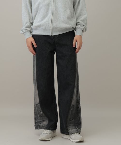 LAND MUSEUM／サイドチェンジデニム シルバー M メンズボトムス ALAND エーランド 612852 韓国通販 ドットエスティ