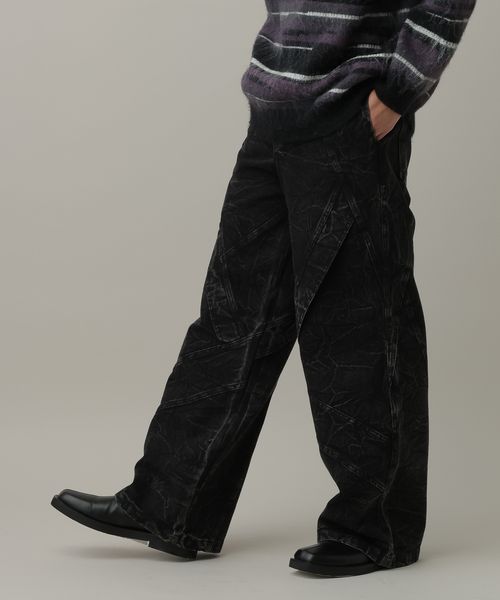 LAND MUSEUM／ベルティングDMデニム シルバー M メンズボトムス ALAND エーランド 612855 韓国通販 ドットエスティ