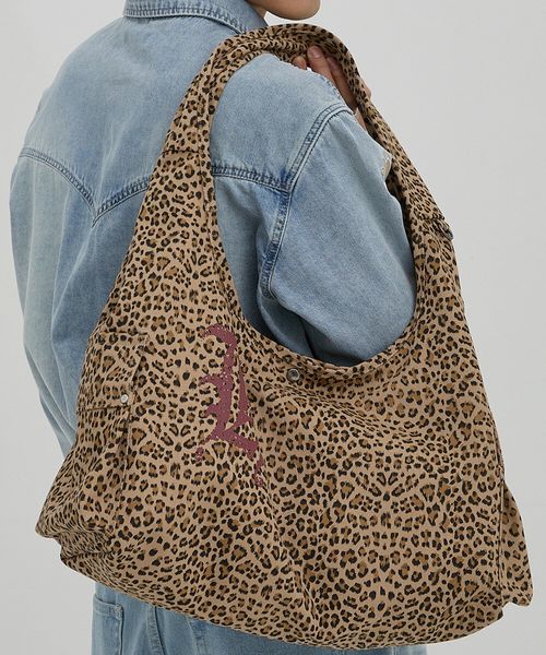 【UNISEX】HOODHOOD/ダブルポケットBAG レオパード FREE ユニグッズ ALAND エーランド 613005 韓国通販 ドットエスティ 【UNISEX】HOODHOOD/ダブルポケットBAG レオパード FREE ユニグッズ ALAND エーランド 613005 韓国通販 ドットエスティ