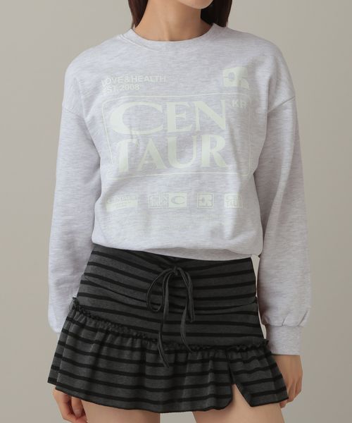 【UNISEX】CENTAUR／オールアバウトプルオーバー（ウラケ） グレー S ユニインナー ALAND エーランド 625277 韓国通販 ドットエスティ