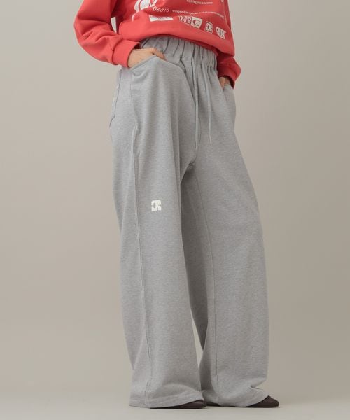 CENTAUR／CENTAURワイドパンツ チャコールグレー FREE ユニボトムス ALAND エーランド 625279 韓国通販 ドットエスティ