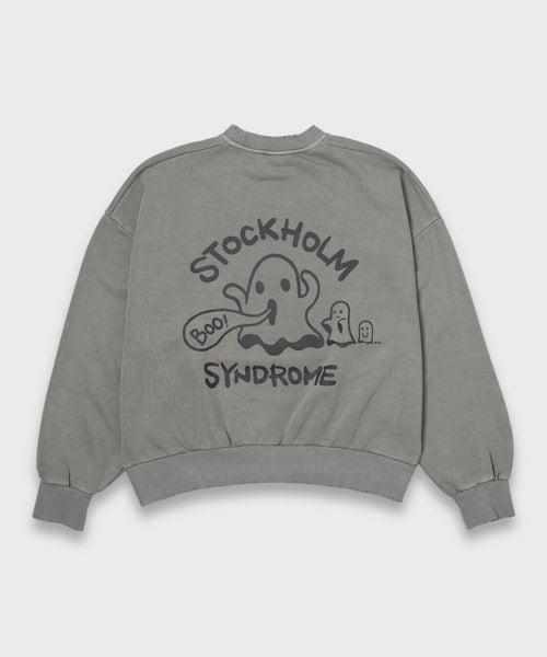 STOCKHOLM SYNDROME／ゴーストピグメントプルオーバー グレー FREE メンズインナー ALAND エーランド ストックホルムシンドローム 625331 韓国通販 ドットエスティ