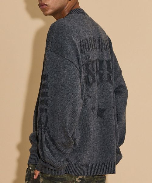 【UNISEX】HOODHOOD/Stud 888 ニット チャコールグレー M ユニインナー ALAND エーランド 626967 韓国通販 ドットエスティ 【UNISEX】HOODHOOD/Stud 888 ニット チャコールグレー M ユニインナー ALAND エーランド 626967 韓国通販 ドットエスティ