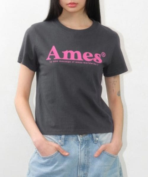 新色追加【UNISEX】AMES WORLDWIDE/ベーシックロゴT チャコールグレー M ユニインナー ALAND エーランド 966111 韓国通販 ドットエスティ 新色追加【UNISEX】AMES WORLDWIDE/ベーシックロゴT チャコールグレー M ユニインナー ALAND エーランド 966111 韓国通販 ドットエスティ