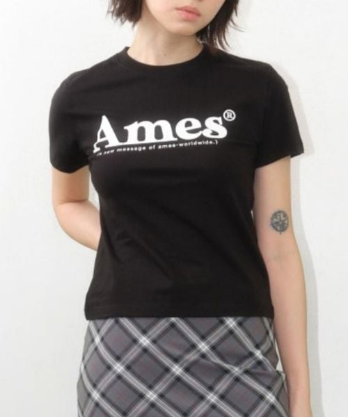 新色追加【UNISEX】AMES WORLDWIDE/ベーシックロゴT シルバー S ユニインナー ALAND エーランド 966111 韓国通販 ドットエスティ 新色追加【UNISEX】AMES WORLDWIDE/ベーシックロゴT シルバー S ユニインナー ALAND エーランド 966111 韓国通販 ドットエスティ