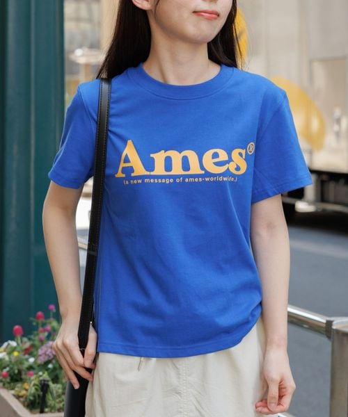 【UNISEX】AMES WORLDWIDE/ベーシックロゴT ライトブルー S ユニインナー ALAND エーランド 966111 韓国通販 ドットエスティ 【UNISEX】AMES WORLDWIDE/ベーシックロゴT ライトブルー S ユニインナー ALAND エーランド 966111 韓国通販 ドットエスティ