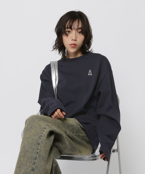 【UNISEX】ALAND/ワッペンロゴ長袖Tシャツ ネイビー S ALグッズ ALAND エーランド 973756 韓国通販 ドットエスティ 【UNISEX】ALAND/ワッペンロゴ長袖Tシャツ ネイビー S ALグッズ ALAND エーランド 973756 韓国通販 ドットエスティ