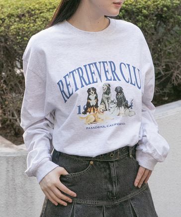 UNISEX】Retriever Club／FRIENDS 長袖Tシャツ（日本限定アイテム