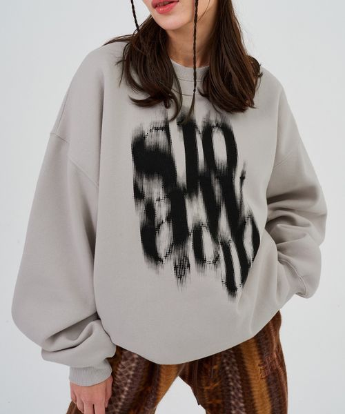 新色追加【UNISEX】SLOW ACID/BLURRYLOGOプルオーバー(ウラケ) グレー S ユニインナー ALAND エーランド 978905 韓国通販 ドットエスティ 新色追加【UNISEX】SLOW ACID/BLURRYLOGOプルオーバー(ウラケ) グレー S ユニインナー ALAND エーランド 978905 韓国通販 ドットエスティ