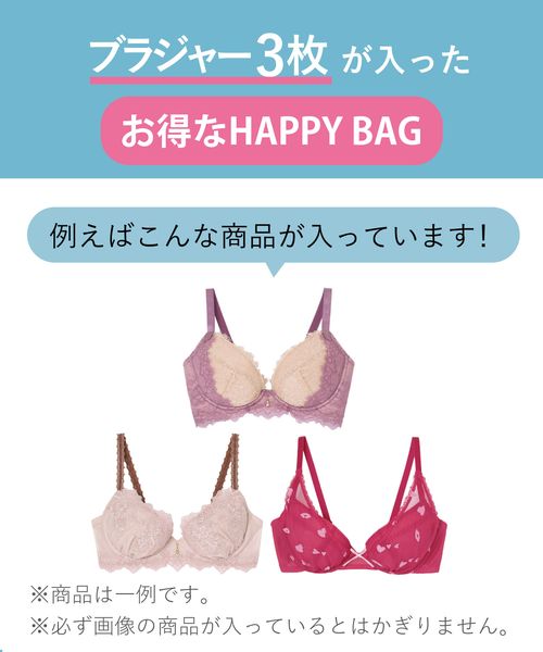 アンフィ】ブラジャー3枚セット HAPPY BAG/BWD242 | [公式
