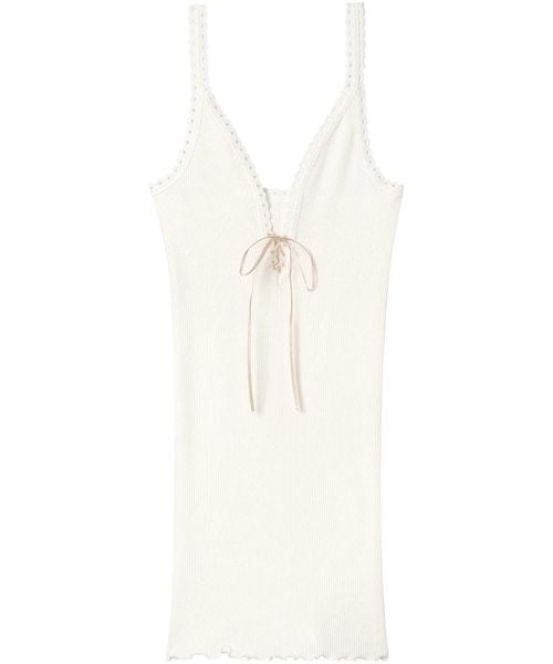 AMPHI 【アンフィ】あったかインナー キャミソール/UWF160 オフホワイト インティメイト アンフィ 622411 and ST アンドエスティ（旧ドットエスティ）