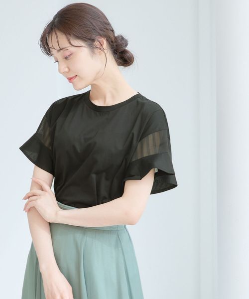 Andemiu 【WEB限定/2サイズ】ソデフハクカットソー ブラック FREE ウィメンズインナー アンデミュウ 111293 and ST アンドエスティ(旧ドットエスティ) Andemiu 【WEB限定/2サイズ】ソデフハクカットソー ブラック FREE ウィメンズインナー アンデミュウ 111293 and ST アンドエスティ(旧ドットエスティ)