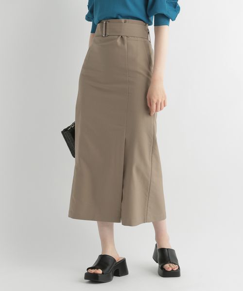 新品未着用 JW ANDERSON ロゴ入りアシンメトリースカート-